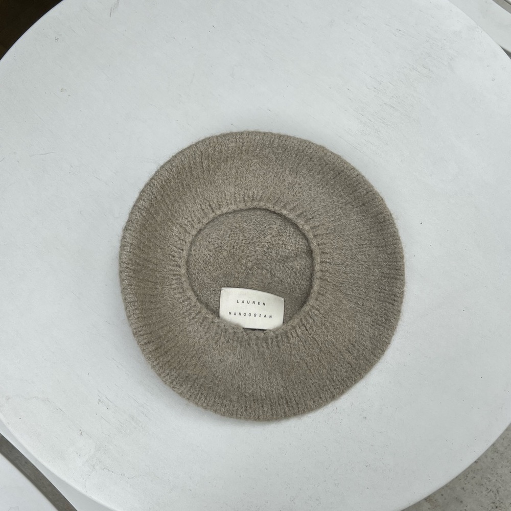 NWOT lauren manoogian grey beret
